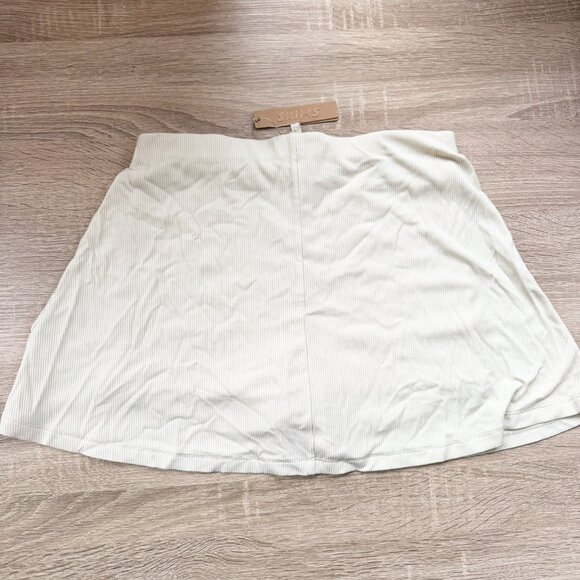 NWT SKIMS Soft Lounge Mini Skort Bone Cream Small - Picture 5 of 12